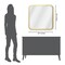 Americanflat Framed Round Mirror - Circle Mirror for Bathroom, Bedroom, Entryway, Living Room - Large Black Circle Mirror for Wall Décor